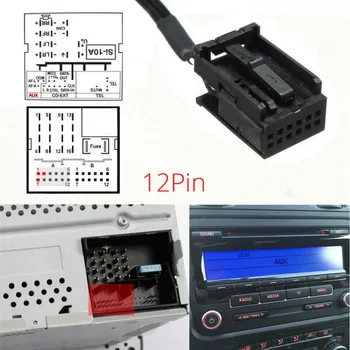 

Car Bluetooth Receiver AUX Audio Adapter 12-Pins Port For BMW X5 X3 Z4 E83 E85