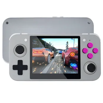 

Mini 3.5 Inch HD IPS Screen Retro Games Video Handheld Game Console RG350 Linux System 16G+128G TF Card Upgrade Game Player