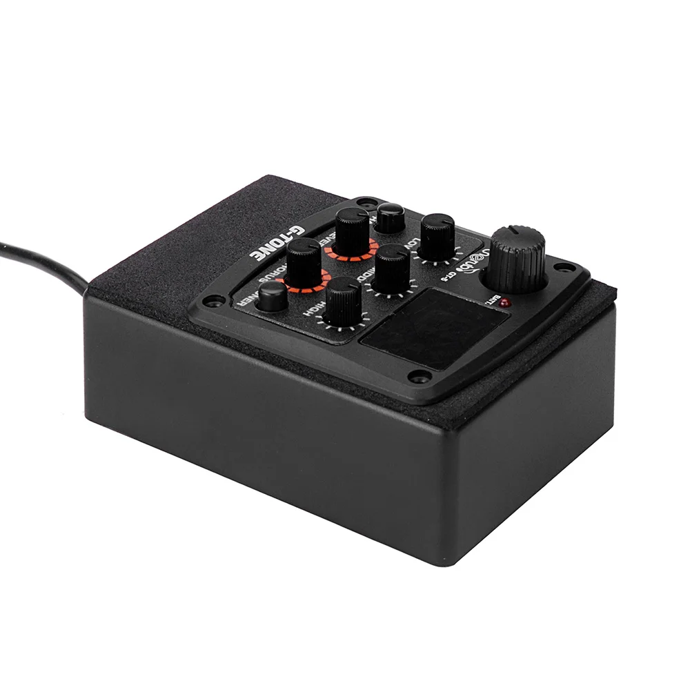 

Cherub G-Tone GT-5 Acoustic Guitar Preamp Piezo Pickup 3-Band EQ Equalizer LCD Tuner with Reverb/Chorus Effects for Guitar