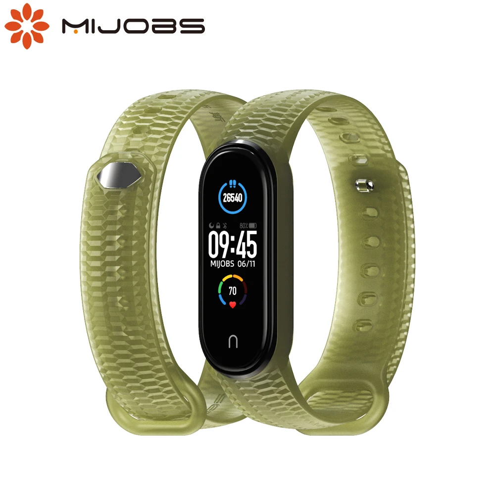 

Bracelet for Mi Band 5 4 3 Wristband for Xiaomi Opaska My Band 5 Strap Pulseira Silicone Xiomi Miband 4 Correas Xiami 3 Pasek