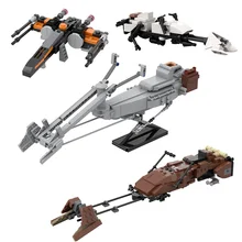 Star T70 x-wing Fighter Speeder Bike klocki space Movie Mandalorianingly cegły bloki kolekcja zabawki dla dzieci dorośli