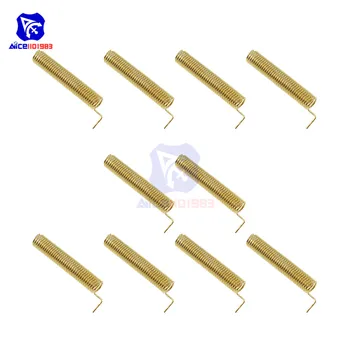 

diymore 10PCS/Lot HPD215T A 315MHz Coil Spring Antenna Bronze Data Transmission 315MHz Helical Antenna for Remote Contorl