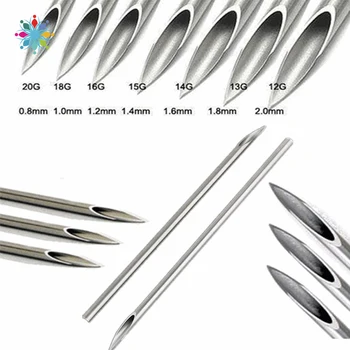

Disposable Sterile Body Piercing Needles Medical Tattoo Piercing Needles Tls