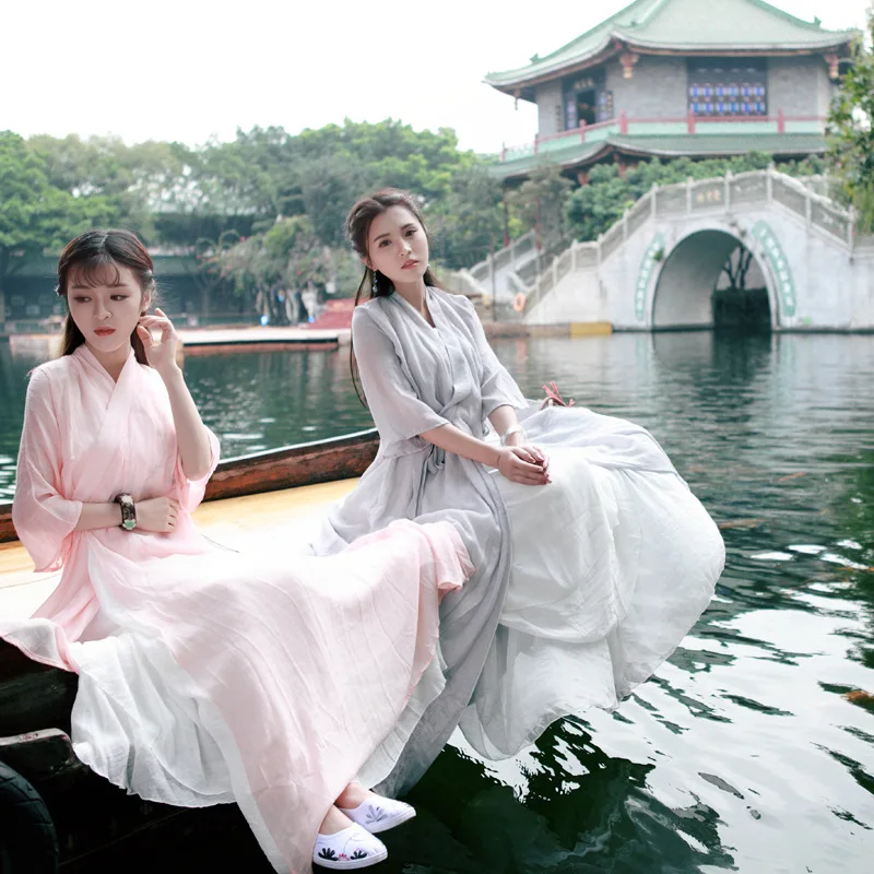 Hanfu 2020 Летняя женская национальная одежда hanfu Китайский древний женский костюм