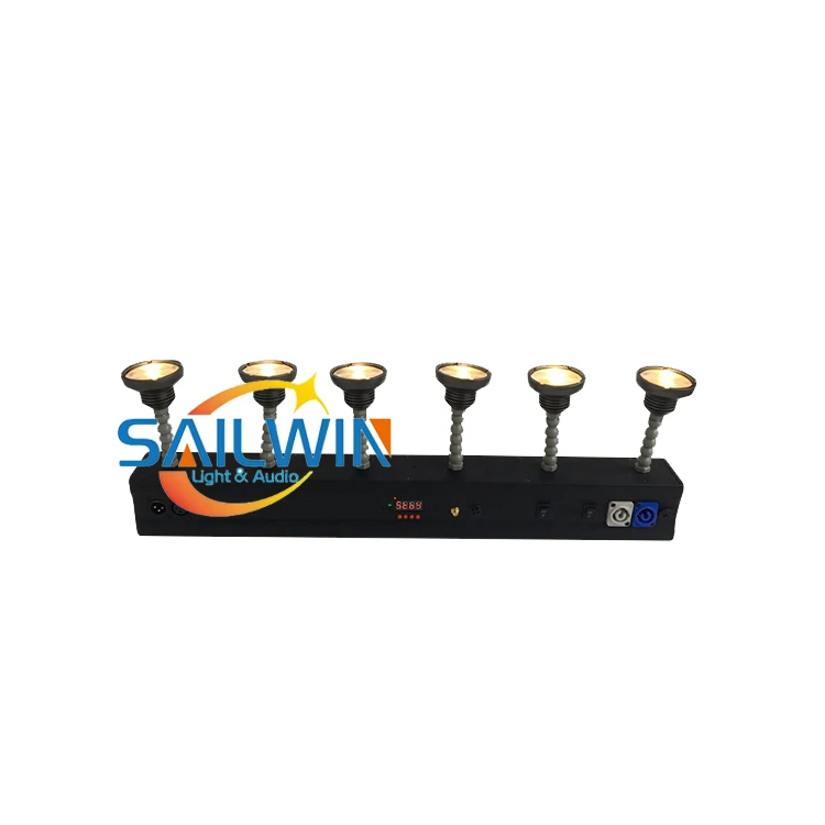 Горячая DMX512 6IN1 Батарея приведенный в действие Беспроводной светодиодный Светодиодный фонарь с узким лучом с IRC пульт дистанционного управления светодиодный фонарик Магнитный датчик для Свадебная вечеринка