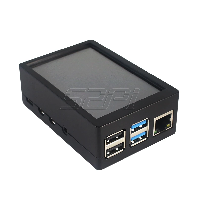 52Pi Новое поступление Raspberry Pi 4 480*320 3,5 дюймов резистивный сенсорный экран TFT дисплей монитор с ABS чехол Вентилятор охлаждения радиаторы