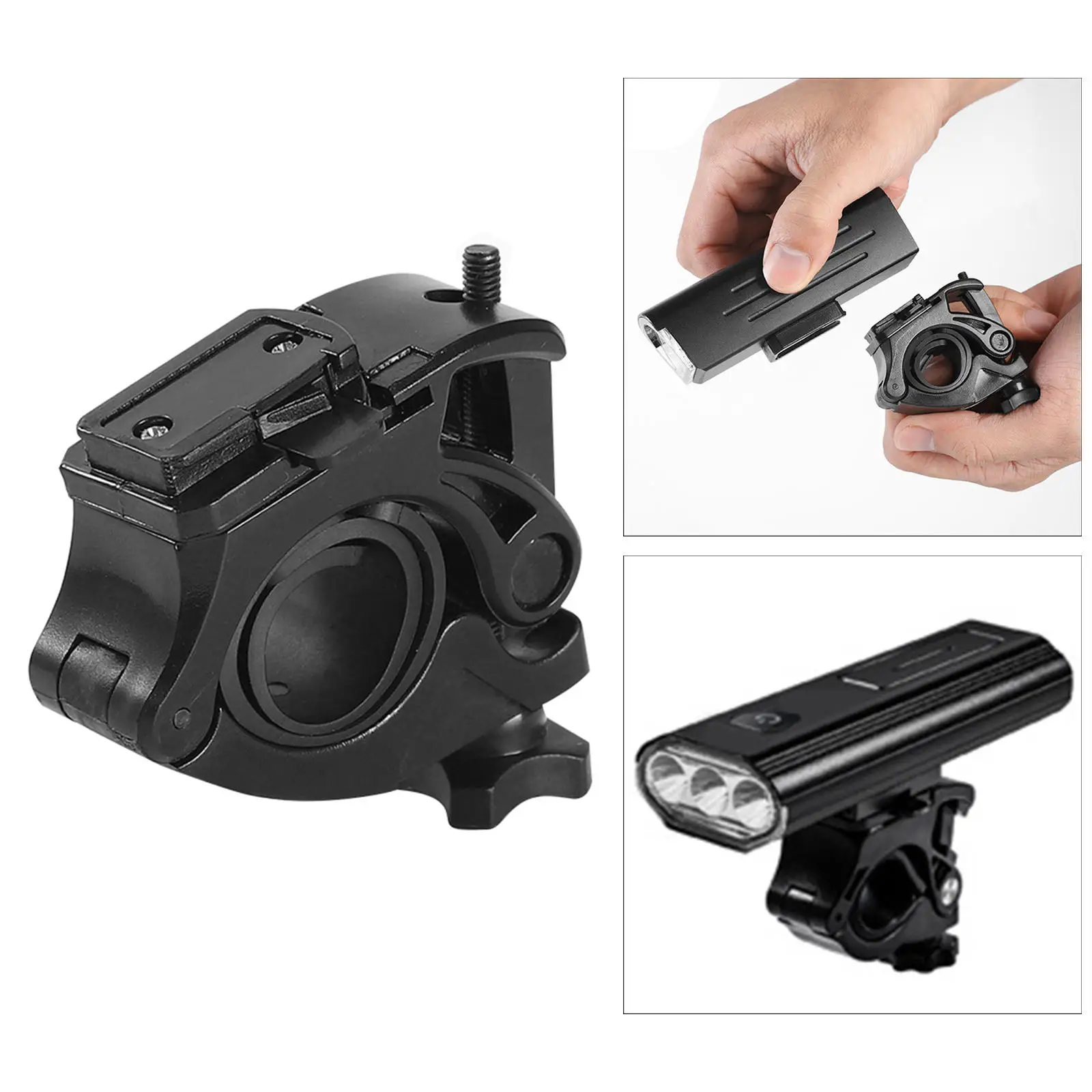 360° Swivel Bicycle Light Holder Bike Headlight Bracket Mount Front For