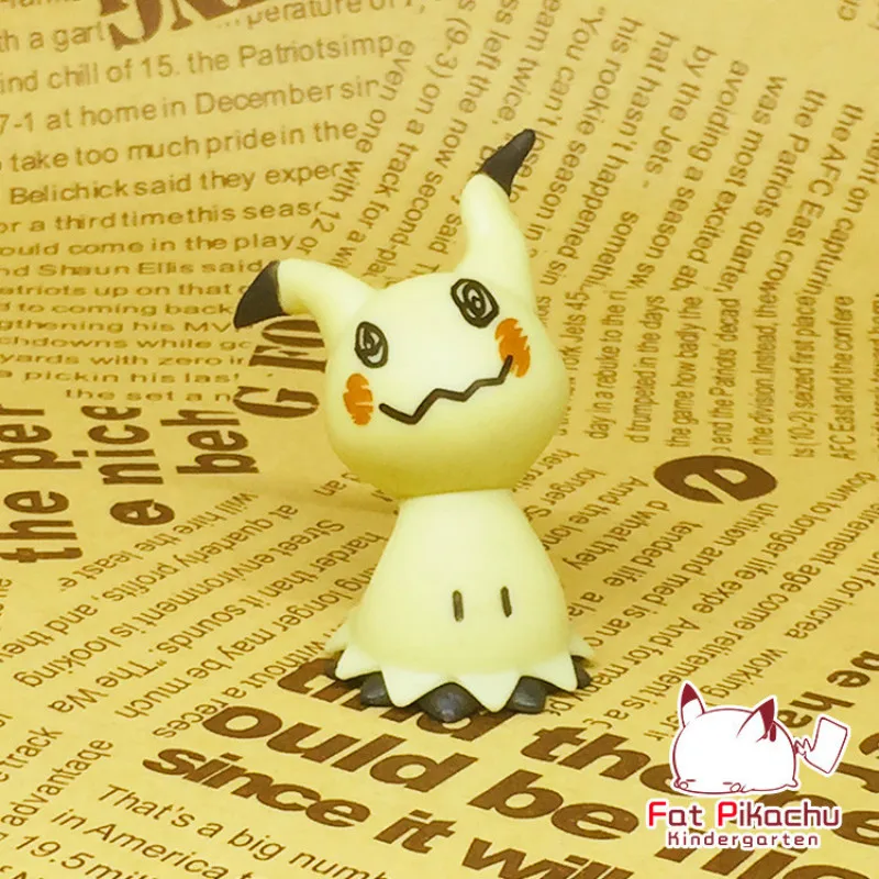 Tomy Pokemon 4 6 см Charmander Popplio Litten Pikachu Rowlet Treecko Eevee Fennekin Greninja аниме фигурка куклы