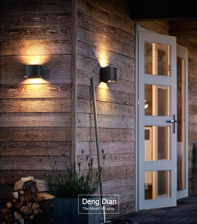 CREE Wall Light LED Outdoor Wall Lamps IP65 Aluminum UP DOWN Light wall sconce Front Door Light 6W 85-265V Villa Balcony Corrior