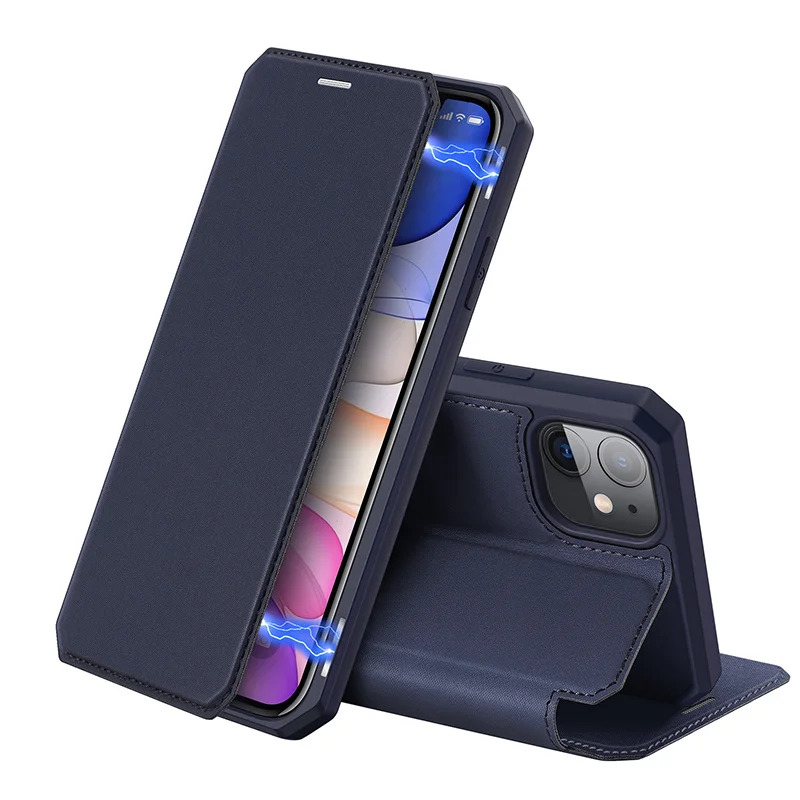 Модный Lederen флип чехол для iPhone11Pro Max X XS XR XS Max Met Kaartsleuven чехол с принтом для iPhone 11 чехол-кошелек - Цвет: Синий