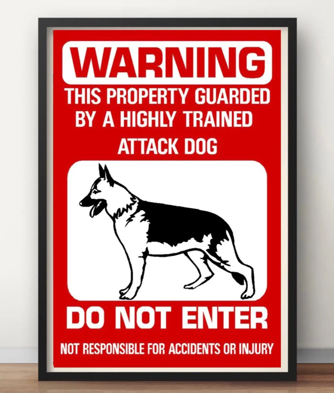 Be Ware of Dog Don't Enter Vintage плакат в стиле ретро из крафт-бумаги декоративная настенная