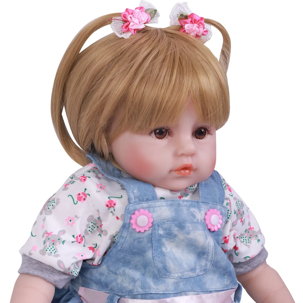 Pickwoo 55 см 48 см bebes кукла-реборн для маленькой девочки кукла из мягкого силикона и хлопка Boneca reborn Brinquedo подарок на день детей игрушки plamate