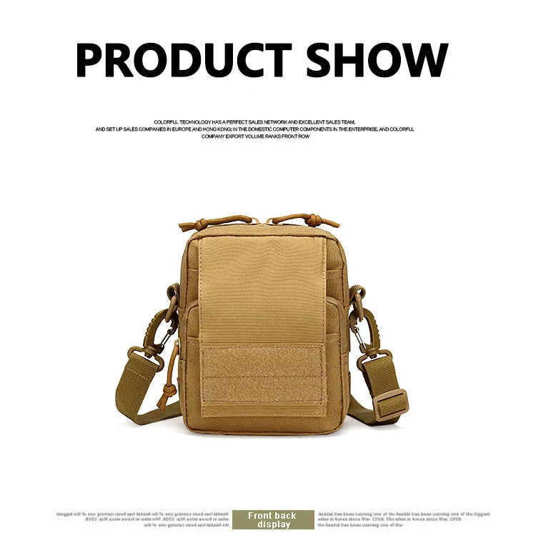 Tactical Shoulder Hiking Bag Men, Camping Travel Military Bag, Molle Croosbody Army Bag, Waterproof Climbing Waist Sport Bag