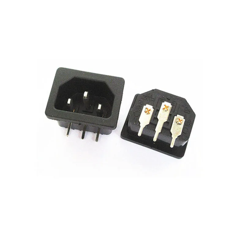 HOT NEW Power plug Plug fitting embedded with 3 head patch foot AC-05A 3PIN