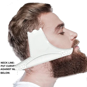 

Beard Shaper Beard Comb Multi-liner Shaping Model Beard Comb Shaper Template Comb Kit Transparent Beard Razor Comb Shaping Tool
