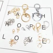 Брелок поддерживает цвет карабин-брелок кулон сломанное кольцо DIY ювелирные аксессуары материал коробка