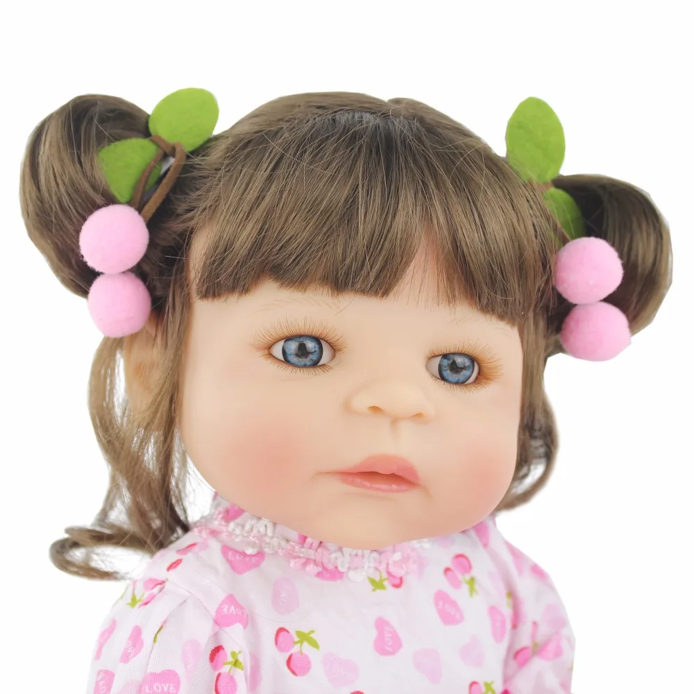 55 см полный Силиконовый Reborn Baby Doll игрушка для девочек новорожденная принцесса Младенцы реалистичные классические Bathe игрушки Дети Bebe Boneca