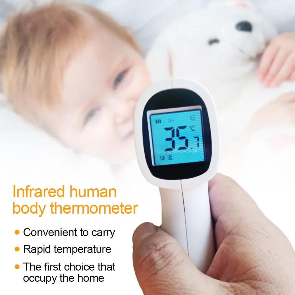 

Infrared Forehead Thermometer Non Contact Kids Adult Digital Temperature Meter Digital Outdoor Laser Pyrometer IR Thermometer