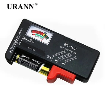 

BT-168 Universal Battery Volt Tester Digital LCD AA/AAA/C/D/9V/1.5V Button Cell Measuring Tool