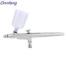Съемная Емкость чашки Аэрограф Двойного Действия набор 0,3 мм Насадка для модели искусство цветной пистолет-распылитель набор