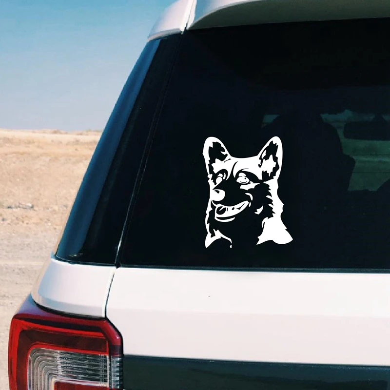Corgi Silhouette Vinyl Car Stickers