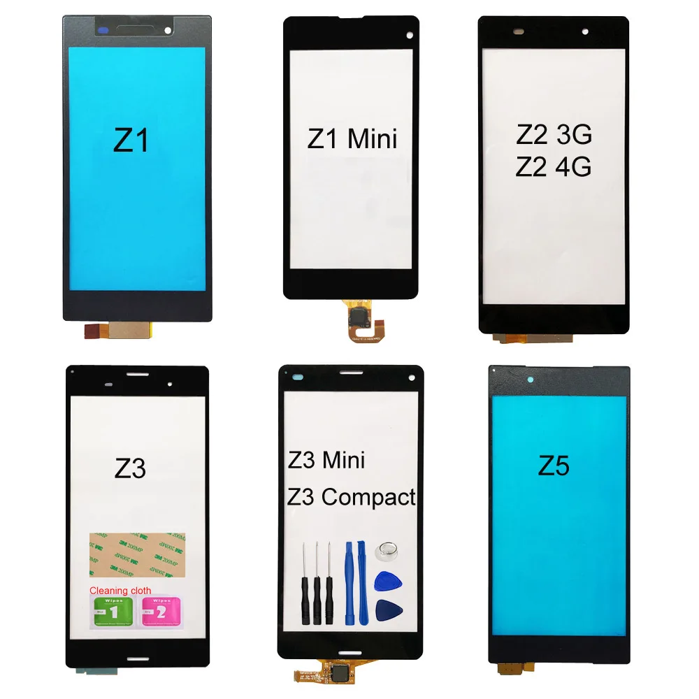 Сенсорная панель для Sony Xperia Z1/ Z5/Z2 4G 3G/Z3 Mini/z3 Compact /Z1 Mini сенсорный экран дигитайзер
