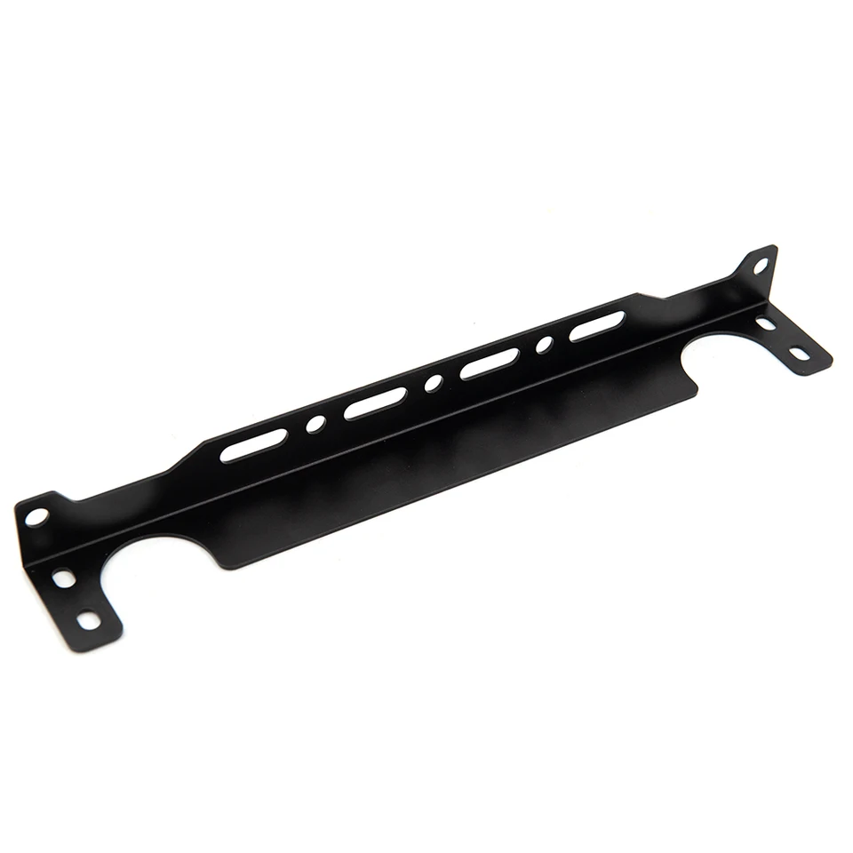 X AUTOHAUX Kit Staffa Universale Per Radiatore Olio – 330mm, Lega Alluminio, Nero – Supporto Di Montaggio Per Radiatore Olio Motore E Trasmissione