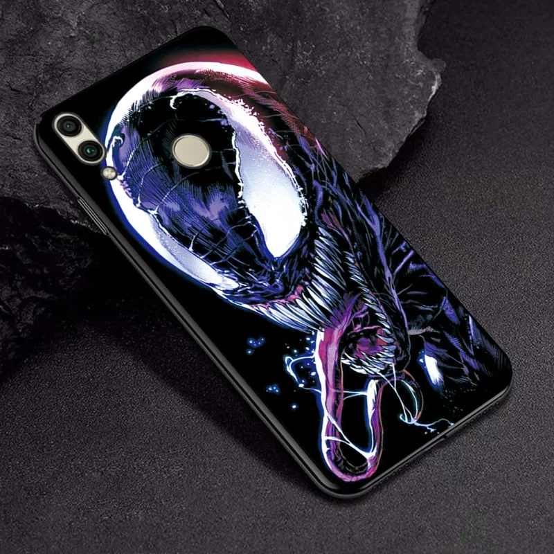 TPUBLK664 Чехол для huawei P Smart, чехол для телефона Joker Venom, чехол для huawei P Smart, чехол P Smart Z Plus, Черная задняя крышка из ТПУ с мультипликационным принтом - Цвет: TPUBLK664