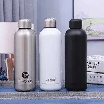 

Simplicity Stainless Steel Vacuum Thermos Bottle Coffe Milk Fruit Juice Travelling Cup Originality Portable Outdoor Sport Gift