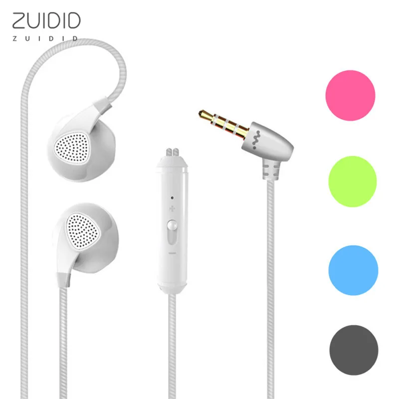 3.5mm Binaural Air Tube  Earphone Anti Radiation Noise Cancelling With Microphone  Transparent Vacuum Headset wired earbuds