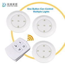 5LED шкаф светильник беспроводной пульт дистанционного управления управление с регулируемой яркостью 5LED шкаф для одежды ванная светильник детская лампа для кормления прикроватный ночной Светильник