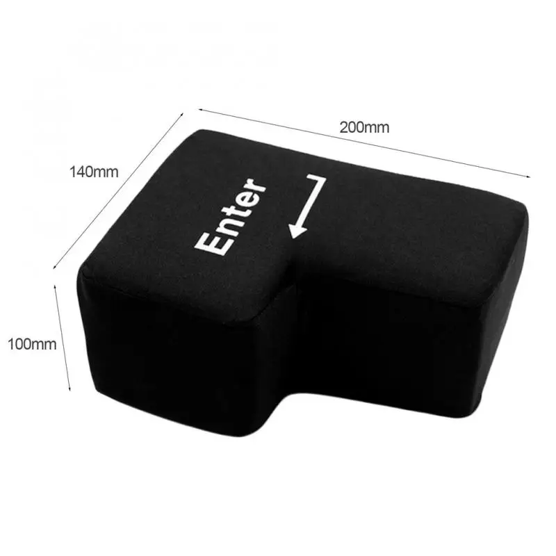 

Hot Big USB Enter Key Vent Pillow Soft Computer Button Return Key Decompression Pillow Stress Relief Toy Christmas Xmas Fun Gift