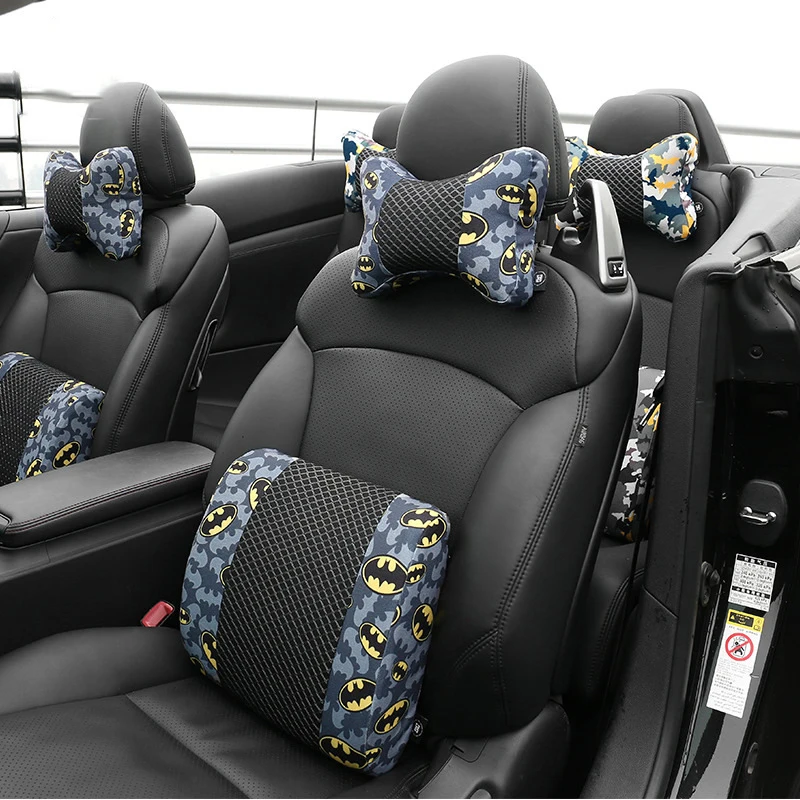 Подушка для автомобиля из пены с памятью дышащая сетка Автомобильная подушка шеи