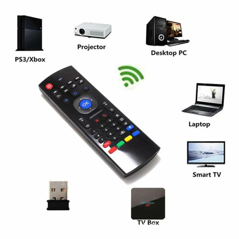 2.4G Mini Air Mouse Wireless Keyboard Remote Control For MAC OS Windows TV 6-axis somatosensory infrared remote control. 2.4G Mini Air Mouse Wireless Keyboard Remote Control For MAC OS Windows TV 6-axis somatosensory infrared remote control.