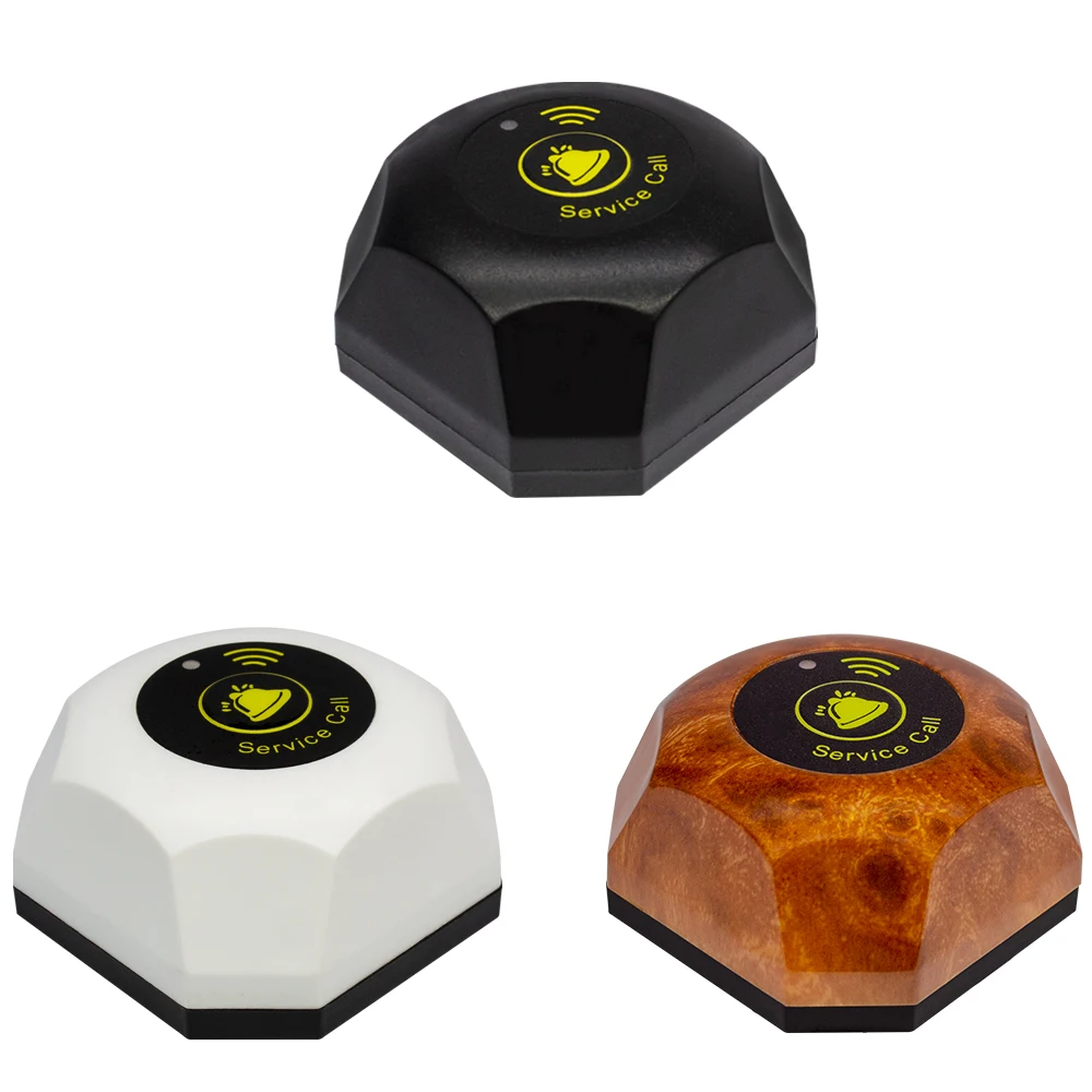 JINGLE BELLS 10 pcs of Quality Restaurant Wireless Guest Calling System Buttons 433mhz Bells Service Cafe wireless calling system