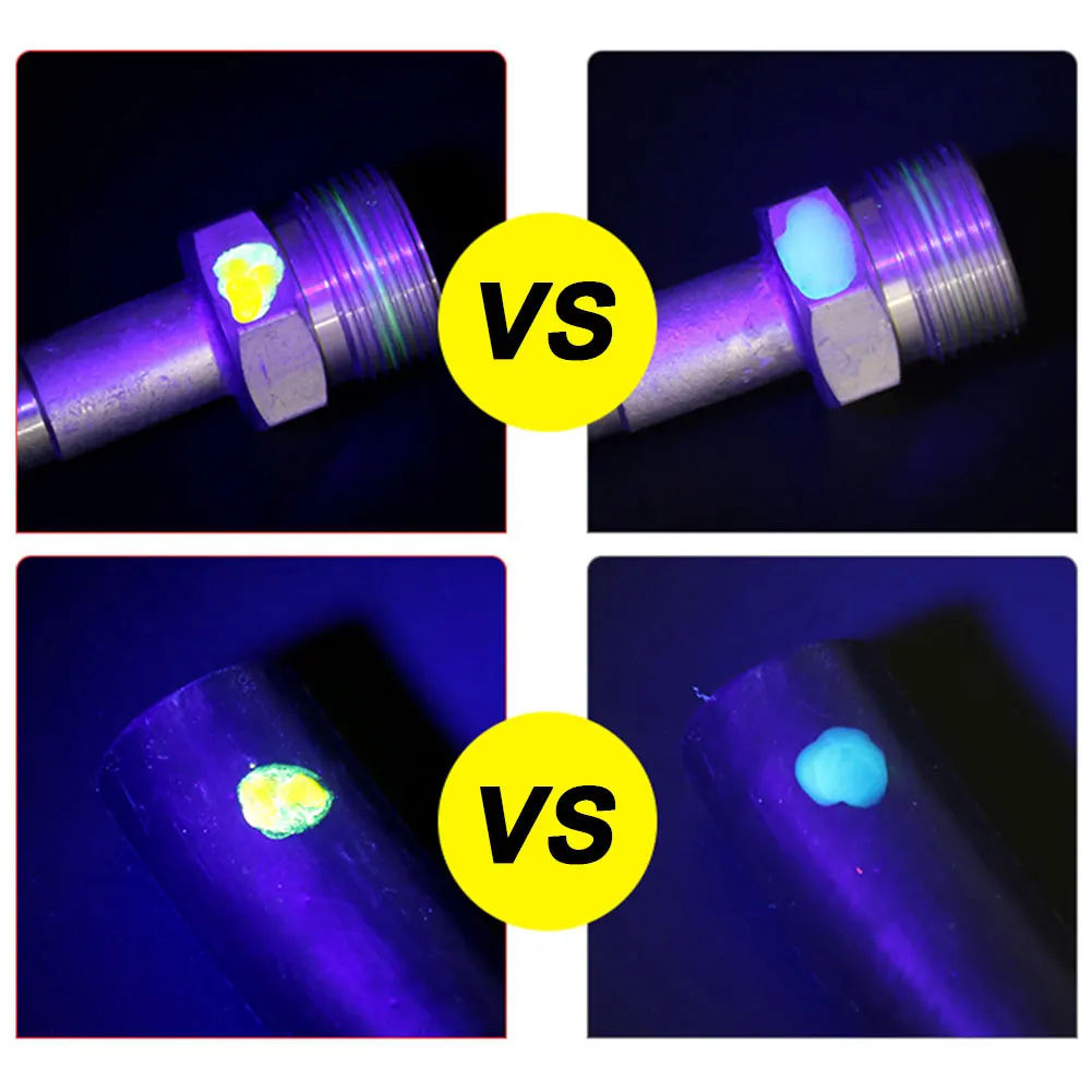thumbnail image 2 of Auto Leak Detector Tool Flashlight Oil AC Dye Leak Test Detection Kit 2 of 12