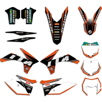 

EXC 2012 2013 XC 2011 Motorcycle Team Graphic & Backgrounds Decal Sticker Kits For KTM 125 150 200 250 300 350 400 450