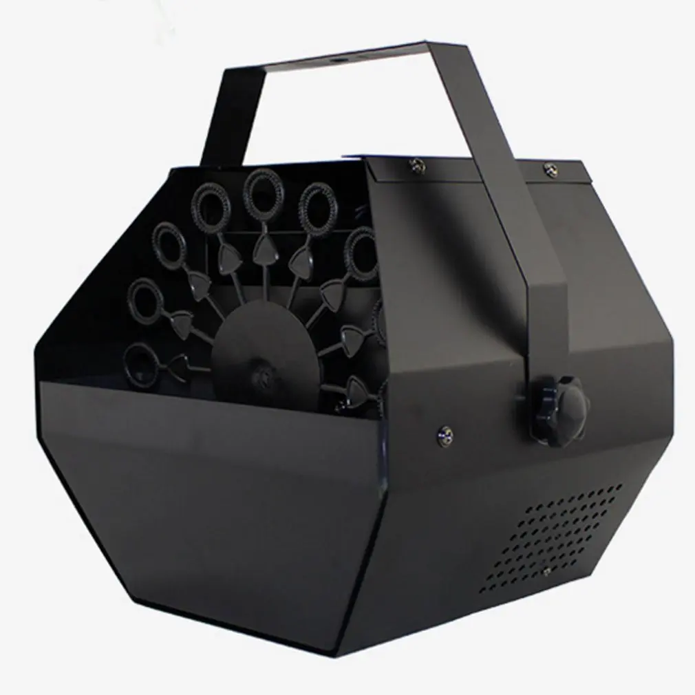 

220V Mini Bubble Machine Stage 25W Effect Automatic Metal Bubble Maker Blower Machine For Party Stage Wedding Dropshipping