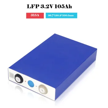 

3C Lithium Iron Rechargeable 3.2v 105Ah Lifepo4 Prismatic Battery Cell for Solar Storage Supply