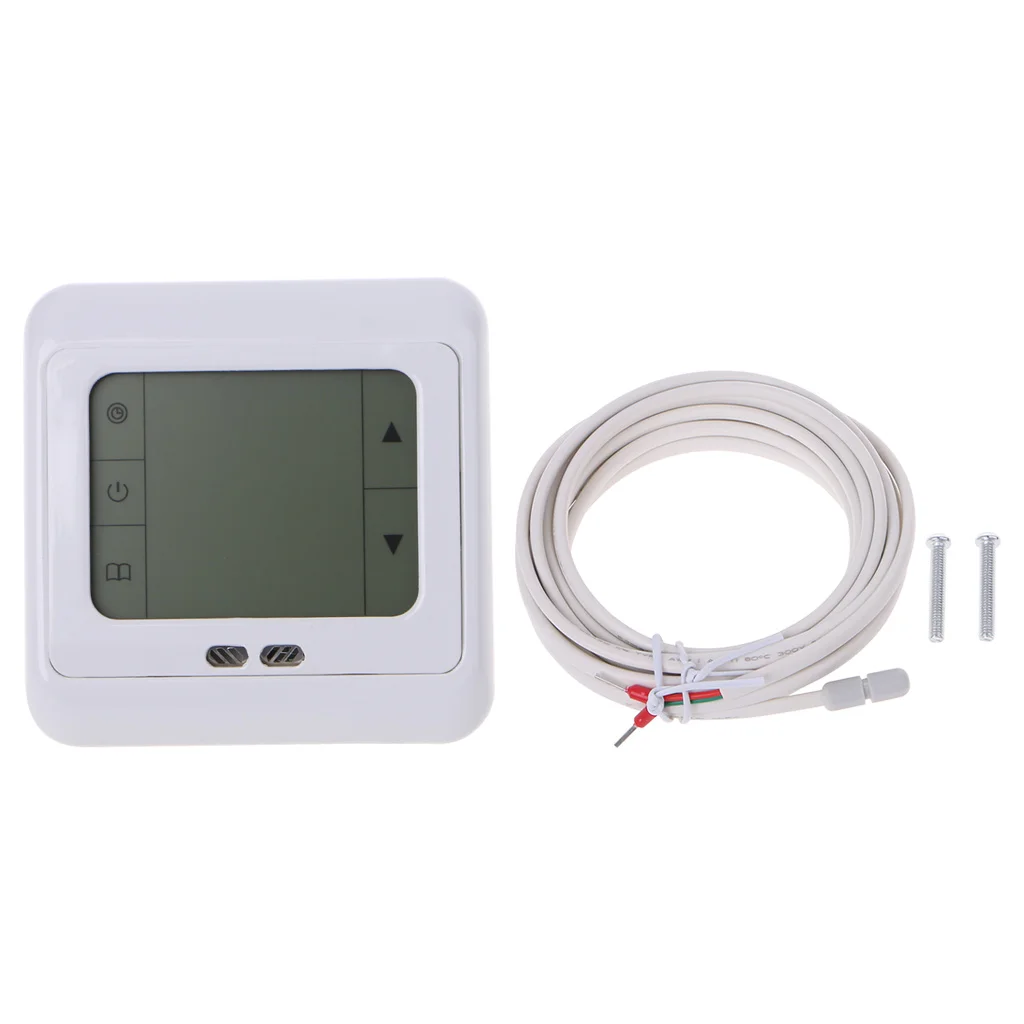 

Thermoregulator Touch Screen Heating Thermostat for Warm Floor,Electric Heating System Temperature Controller With Kid Lock
