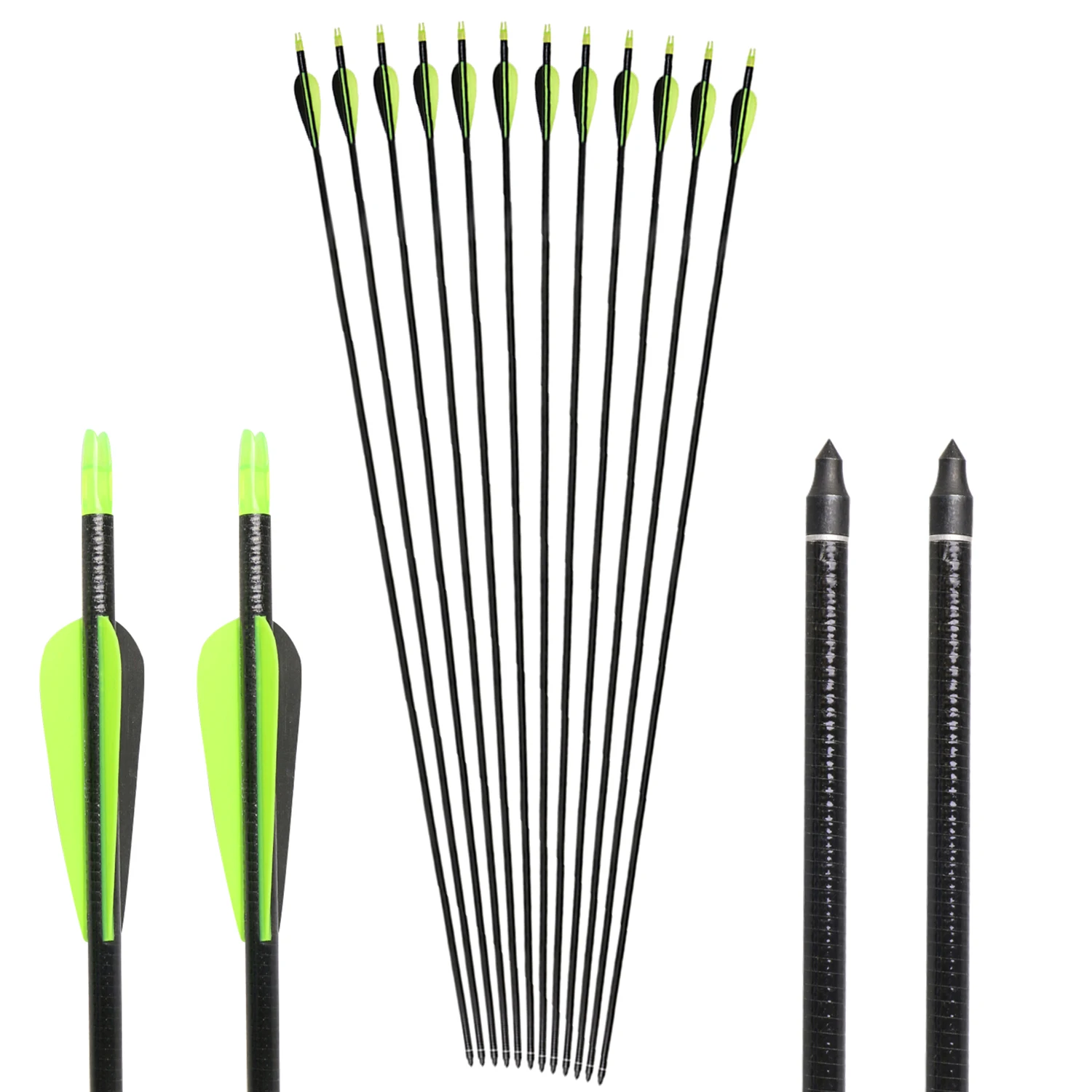 Стрелы из стекловолокна диаметром 32 дюйма 6/12/24 шт.|archery fiberglass arrows|fiberglass arrowsarrow arrows |