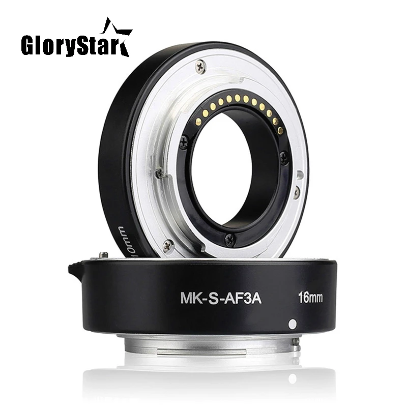 

MK-S-AF3A Metal Auto Focus Macro Extension Tube 10mm 16mm for Sony Mirrorless a6300 a6000 a7 a7SII NEX E-Mount Camera mk s af3 a