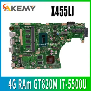 شراءX455LJ اللوحة الأم ل ASUS X455L X455LJ X455LB X455LD A455L F455L K455L X454L اللوحة المحمول 4G RAm GT820M I7-5500U