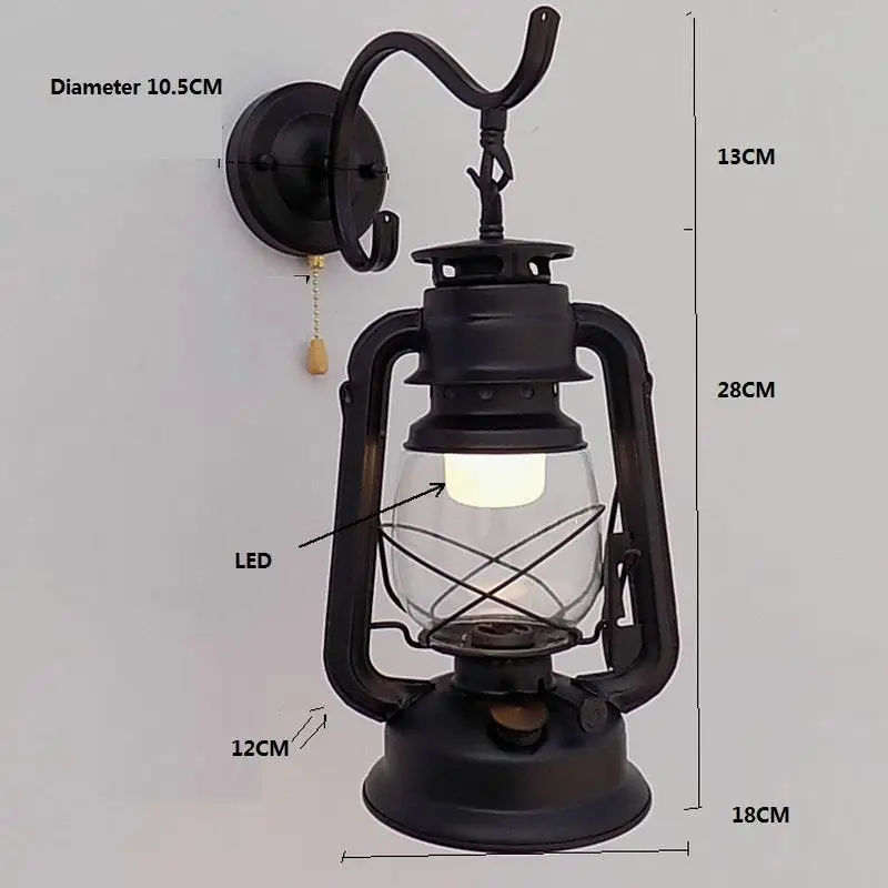Тет лит домашний Лофт Декор Interieur деко Фреска Aplique De Pared Lampara Wandlamp спальня аппликация Murale светильник Настенный светильник