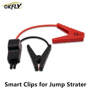 Image 1 - GKFLY Neue Smart Clips Starthilfe Draht Für 12V Auto Starthilfe Beste Kurzschluss Schutz Batterie Kabel Für ausgangs Gerät