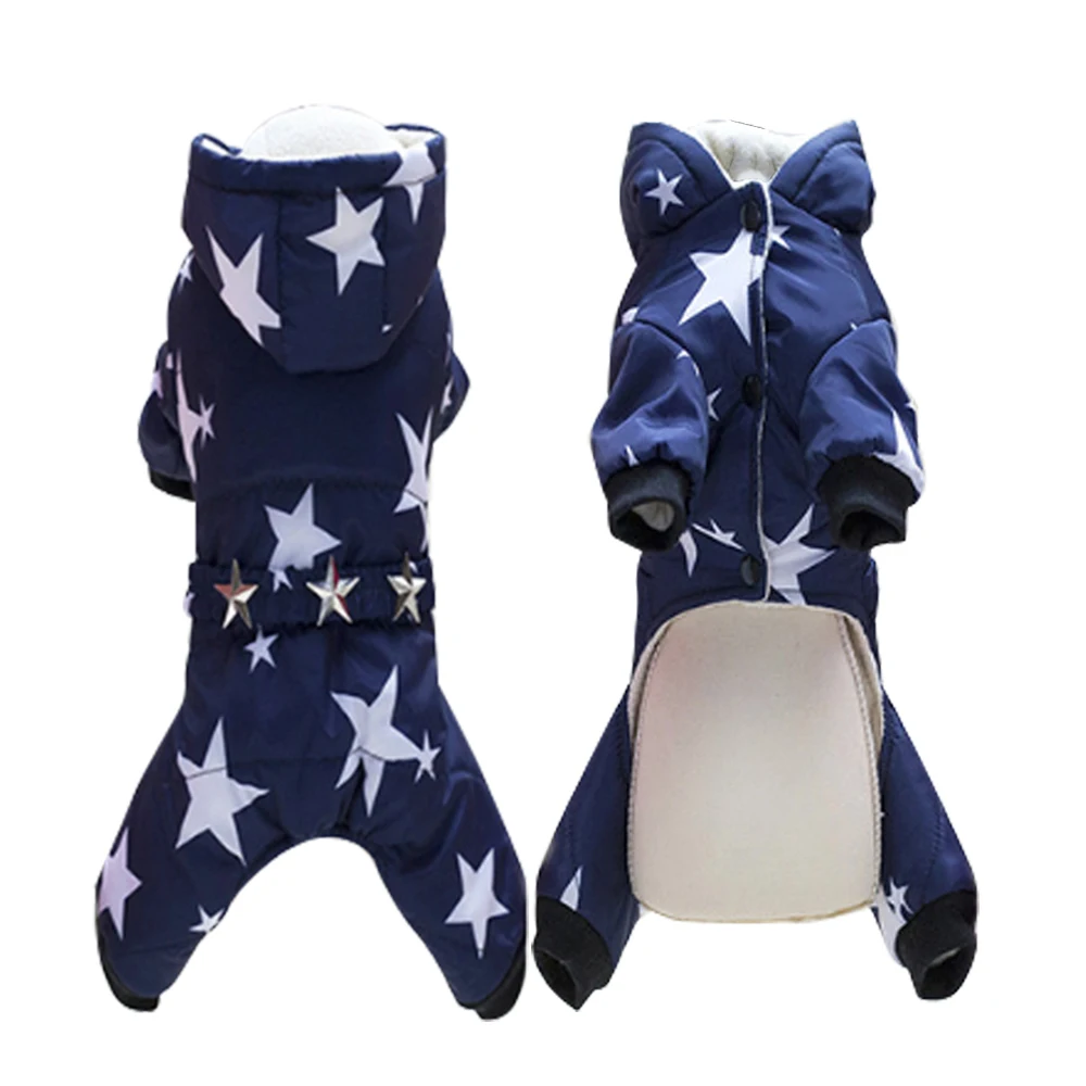 Junejour All Stars зимняя теплая одежда для собак водонепроницаемая куртка для питомца Чихуахуа новая одежда из Йоркшира для собак