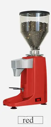 Touch screen Electric coffee grinder machine 1L coffee bean cocoa mill coffee beans grinding machine coffee milling machine - Цвет: red