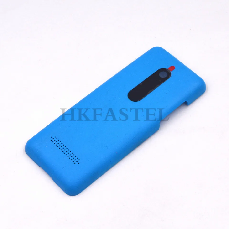 Blue Color Для мобильного телефона Nokia 206 передний корпус с инструментом для 206 Dual Sim RM-872 задняя крышка батарейного отсека - Color: Blue Color