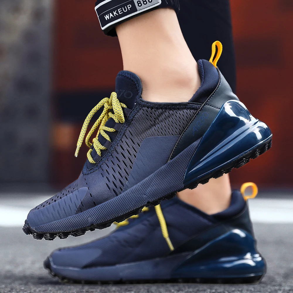 

Running Shoes for Men Jogging Sneakers for Women Air Sole Breathable Mesh Lace-up Outdoor Reflector Training Fitness Sport Shoes
