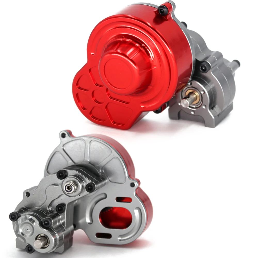 

1pcs SCX10 RC Car Axial Transmission Box/Full Metal Transmission Gearbox/Center Crawler Gear Box Reverse For 1/10 RC Car